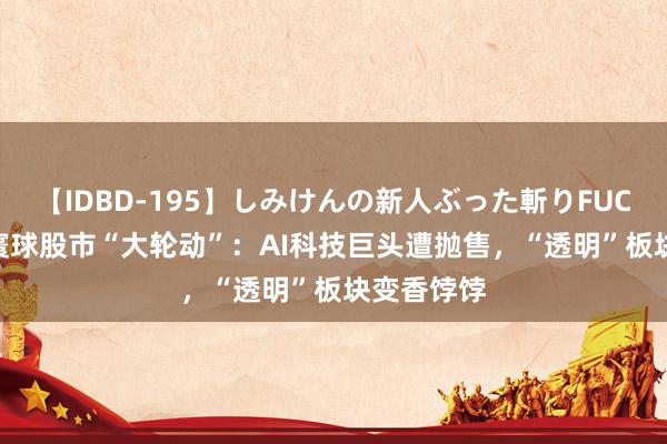 【IDBD-195】しみけんの新人ぶった斬りFUCK 6本番 寰球股市“大轮动”：AI科技巨头遭抛售，“透明”板块变香饽饽