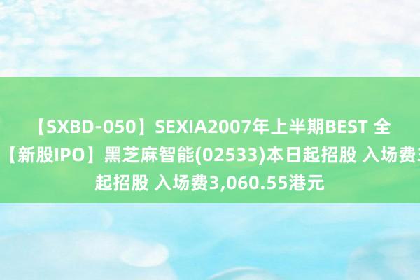 【SXBD-050】SEXIA2007年上半期BEST 全35作品8時間 【新股IPO】黑芝麻智能(02533)本日起招股 入场费3，060.55港元