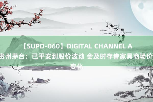 【SUPD-060】DIGITAL CHANNEL AYA 贵州茅台：已平安到股价波动 会及时存眷家具商场价变化