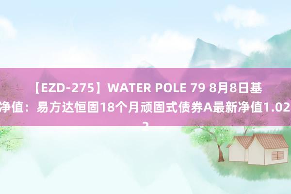 【EZD-275】WATER POLE 79 8月8日基金净值：易方达恒固18个月顽固式债券A最新净值1.0202