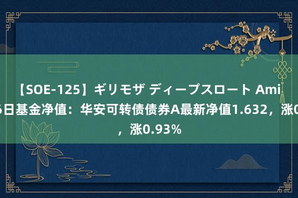 【SOE-125】ギリモザ ディープスロート Ami 8月26日基金净值：华安可转债债券A最新净值1.632，涨0.93%