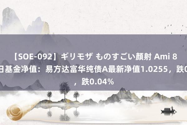 【SOE-092】ギリモザ ものすごい顔射 Ami 8月26日基金净值：易方达富华纯债A最新净值1.0255，跌0.04%